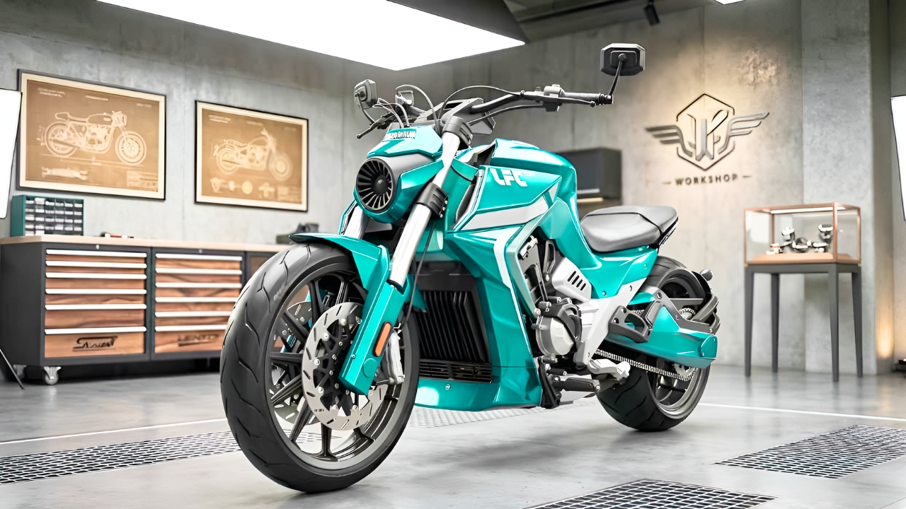 Benda LFC 700 Muscle Cruiser: Motocicleta Única con Diseño Futurista, Motor Potente y Estilo Musculoso Impactante
