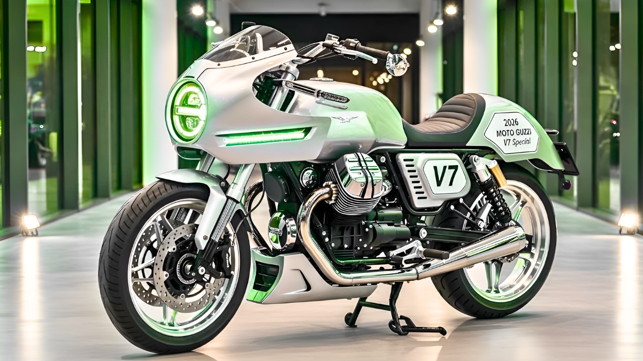 Moto Guzzi V7 Sport 2026: Diseño Retro Moderno con Estilo Clásico Italiano y Posible Nueva Generación de la V7 Special