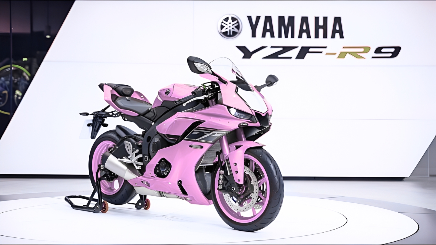 Yamaha YZF-R6 Frozen Berry: Moto Deportiva Personalizada con Estilo Único