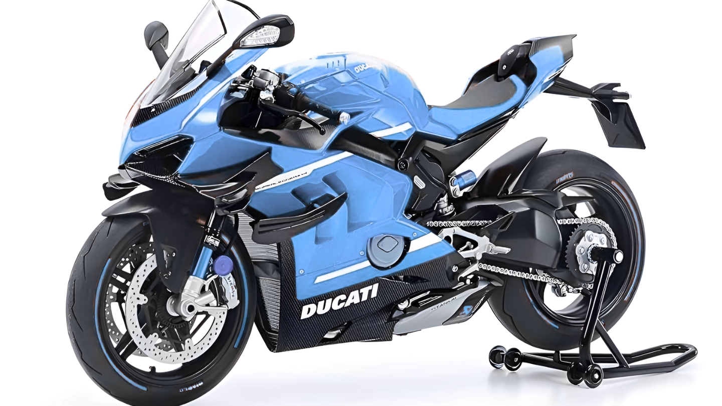 Tamiya 1/12 Ducati Superleggera V4: Kit de Modelo Detallado para Coleccionistas