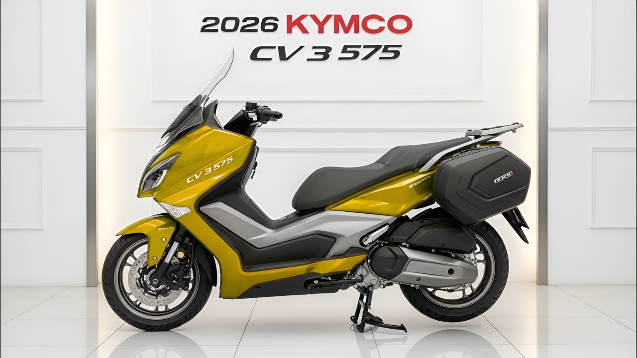 2026 Kymco CV3 575: El Scooter de Tres Ruedas Potente y Fácil de Manejar