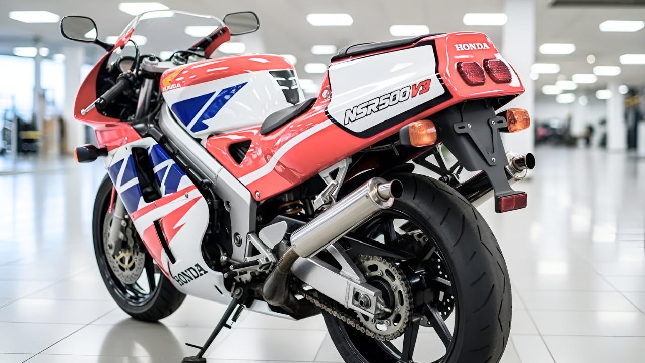 Honda NSR500 V3: Moto de Carreras Dos Tiempos con Alto Rendimiento