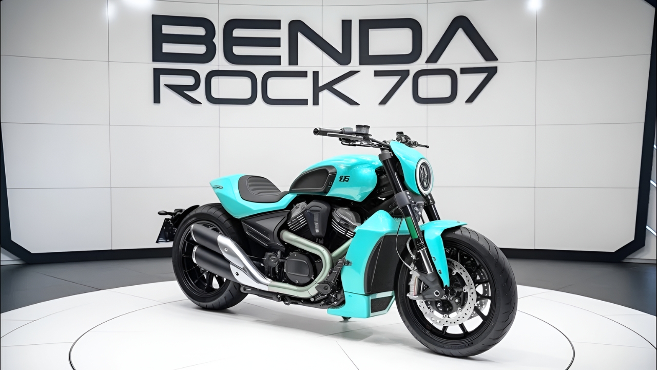 Benda Rock 707: Moto Cruiser Potente con Diseño Moderno y Estilo Único